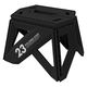 トレードワンセノ・ビー ソリッドLG 高さ23cm 折り畳み踏み台 耐荷重100kgブラック 307841個