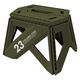 トレードワンセノ・ビー ソリッドLG 高さ23cm 折り畳み踏み台 耐荷重100kgオリーブ 307851個