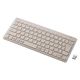 【アウトレット】無線（ワイヤレス）キーボード パンタグラフ 薄型 テンキーレス Windows/Mac対応 ミニキーボード グレー 1個 プラス