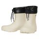 カジメイク エアーラバーブーツ ショート 半長靴 ホワイト M 24.5-25cm 1足 6435