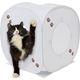 キャットプレイキューブ ホワイト 猫おもちゃ 猫壱