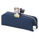 リヒトラブ にゃんシーン ボックスペンポーチ インディゴブルー A2223-11 1個