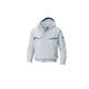 アタックベース フード付長袖ワークブルゾン シルバー LL KF90480-6-LL 1着（直送品）