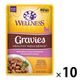 ウェルネス ヘルシーインダルジェンス 柔らか味わいグレービー仕立て ツナ＆マッカレル 85g 10袋 キャットフード 猫 ウェット パウチ
