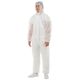 伊藤忠リーテイルリンク 不織布つなぎ服 M ホワイト JS-001 目付45 1セット（5枚入）