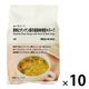 無印良品 食べるスープ 豚肉とチンゲン菜の胡麻味噌担々スープ 10袋（40食：4食分×10袋） 良品計画