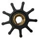 工進 海水用単体ポンプ ラバレックスポンプMF用 インペラー(9枚羽根) MF-40KN 1個（直送品）