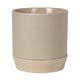 杉田エース Broste COPENHAGENフラワーポット w/ソーサー ベージュ φ21 CWG956916 1個（直送品）