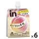 inゼリー（インゼリー）  フルーツ食感 もも 1セット（1個（180g）×6） 食物繊維 マルチビタミン 栄養機能食品 森永製菓
