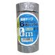 オーム電機 絶縁テープ 10m 6巻パック 灰 00-0468 1パック(6巻入)