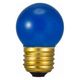 オーム電機 ミニボール球 E26 7W ブルー 06-0423 1個（直送品）