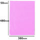logimart 宅配ビニール袋LL ピンク 380×480mm 封かんシール付 1パック（100枚入） 100z567-pk