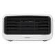 【アウトレット】TOPLAND コンパクトセラミックヒーター 200W ホワイト SC-CH23 WT 1台