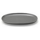 無印良品 日常の器 オーバルプレート 小 グレー 約24×17cm 良品計画