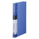 キングジム シンプリーズ クリアーファイル A4タテ 差替式 15ポケット 青 138SP-B 1冊