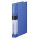 キングジム シンプリーズ クリアーファイル A4タテ 差替式 25ポケット 青 138SPW-B 1冊