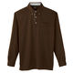 サンエス 汗ジミ防止長袖ポロシャツ JB55171-29ブラウン-LL 1点（直送品）