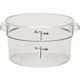 CAMBRO 丸型コンテナー/クリアー RFSCW2 1個 253-4341（直送品）