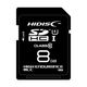 HIDISC 産業用SDカード MLCチップ採用 高耐久 SDHCカード 8GB HDSDHC8GMLPJP3 1個（直送品）