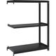 TRUSCO スチールラック M1型ボルトレス軽量棚900X420XH1200 3段 連結 サテンブラック M1-4343B-SB 1台（直送品）
