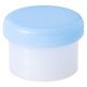 軟膏容器 軟膏壺（つぼ ツボ） 丸底 増量タイプ6mL（5g処方時使用サイズ） ブルー（青） 1袋（25個入） オリジナル