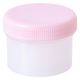 軟膏容器 軟膏壺（つぼ ツボ） 丸底 増量タイプ12mL（10g処方時使用サイズ） ピンク（桃色） 1袋（25個入） オリジナル