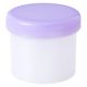 軟膏容器 軟膏壺（つぼ ツボ） 丸底 増量タイプ36mL（30g処方時使用サイズ） パープル（紫） 1袋（30個入） オリジナル