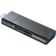 サンワサプライ Type-Cコンパクトカードリーダー(USB 1ポート付き) ADR-3TCMS7BKN 1個