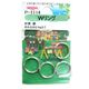 ニッサチェイン ニッケルWリング 1.2mm×14mm シルバー 4個入 P-1114 1セット(160個:4個×40セット)（直送品）
