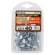 若井産業 ラックビス ホワイト 4.2×40mm 64本入 LAC00WV 1セット(256本:64本×4セット)（直送品）