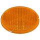和気産業 リフレクター Rー80 直径80mm オレンジ Z-12 1セット(10個)（直送品）