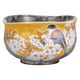 伊野正峰 日本の伝統工芸品【九谷焼】 抹茶碗 吉田屋山桜に鳥 (K9-855) (K8-789) K9-855K8-789 1個（直送品）