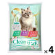 猫砂 クリーンサンド 鉱物タイプ ボタニカルソープの香り 5L 4袋 アイリスオーヤマ