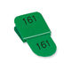 角型親子番号札．１５１ー２００．グリーン CT-3-151-G 1組 共栄プラスチック（直送品）