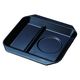 仕切皿 コースタートレー　ブラック　[5個入] wis-j-10-16　若泉漆器（直送品）