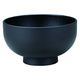 汁椀 ３．８寸木目汁椀　黒マット [3個入] wis-w-16-68　若泉漆器（直送品）