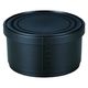 飯器 （大）メンパ飯器　黒ツヤ消ライン内黒塗 [3個入] wis-w-17-83　若泉漆器（直送品）