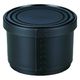 飯器 （中）メンパ飯器　黒ツヤ消ライン内黒塗 [3個入] wis-w-17-82　若泉漆器（直送品）
