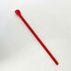 羽柴化成工業 スプーンストロー φ7×210mm 裸 赤　10000枚(500枚×20) 17s721r（直送品）