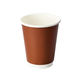 ケーピープラテック 紙コップ KMR-240 ブラウン 500枚(25枚×20) 54718 1セット(500枚(25枚×20)入)（直送品）