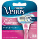 ジレット ヴィーナス エンブレイス 女性用 カミソリ 5枚刃 替刃4個入　P&G