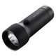 懐中電灯 LEDライト 4段階光量調節 電池式 防水・防塵 IP44 スマホ充電 ブラック DE-KD05BK エレコム 1個（直送品）