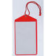 西敬 ネームホルダー(紐付)赤 NH-2R 1個（わけあり品）