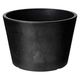 マービスタ ブラックポット シティルート 直径15×高さ10cm 黒 穴なし 257973 1個（直送品）