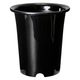 大和プラスチック 洋ラン鉢 8号 ブラック 283946 1個（直送品）