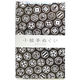 日本紐釦貿易 NBK 小紋手ぬぐい 家紋 33×90cm 手芸・ハンドメイド用品 MYM33353 1セット(10枚)