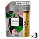 フレアフレグランス IROKA（イロカ） ハンサムリーフ 詰め替え 超特大 1200mL 1セット（3個） 柔軟剤 花王