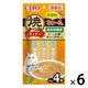 いなば 焼かつおディナーちゅーる 猫 ほたて貝柱入り 国産 総合栄養食（14g×4本）6袋 ちゅ～る キャットフード