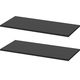 オカムラ ジャスタス収納 オプション追加棚板 幅750用 ブラック 1セット（2枚入）  オリジナル
