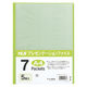 テージー プレゼンファイルA4・7Pライトグリーン PTF-07-15 1冊